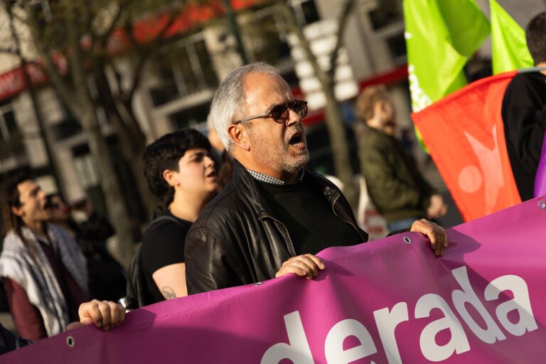 Протести против скапотијата на домувањето во Португалија, март 2026